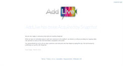 Desktop Screenshot of addlive.com